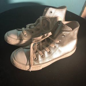Converse All Star Shiny Metal High Top